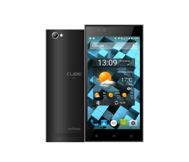 MYPHONE CUBE LTE Czarny - 265690 - zdjęcie
